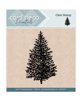 Card Deco Clear Stamp Christmas Tree (CDECS071)
