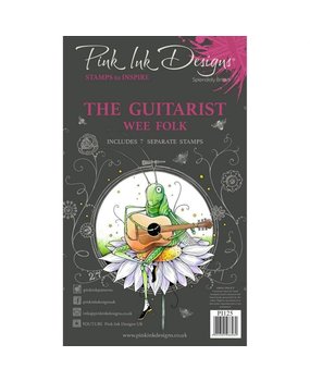 Pink Ink Designs De Gitarist Clear Stamp Set (PI125)