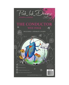 Pink Ink Designs De Conducteur Clear Stamp Set (PI129)