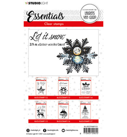 Studio Light Essentials Clear Stamps Snowflake (BL-ES-STAMP113) Studio Light Essentials Clear Stamps Snowflake (BL-ES-STAMP113)