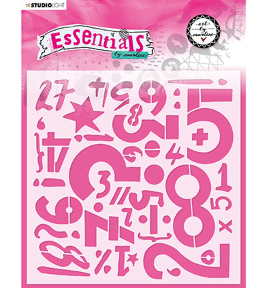 Studio Light Nummerically Masking Stencil (ABM-ES-MASK49) Studio Light Nummerically Masking Stencil (ABM-ES-MASK49)