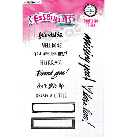 Studio Light Essentials Clear Stamp Something to Say (ABM-ES-STAMP75) Studio Light Essentials Clear Stamp Something to Say (ABM-ES-STAMP75)