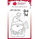 Woodware Festive Fuzzies Mr Tomte Clear Stamp (JGS786)