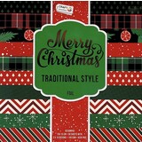 Craft Sensations Merry Christmas Traditional Style 6x6 Inch Paper Pad (CR0784K/21GE)
