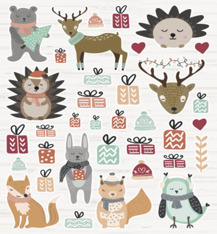 Studio Light Happy Christmas A4 DIY Block (SL-ES-DCB12)