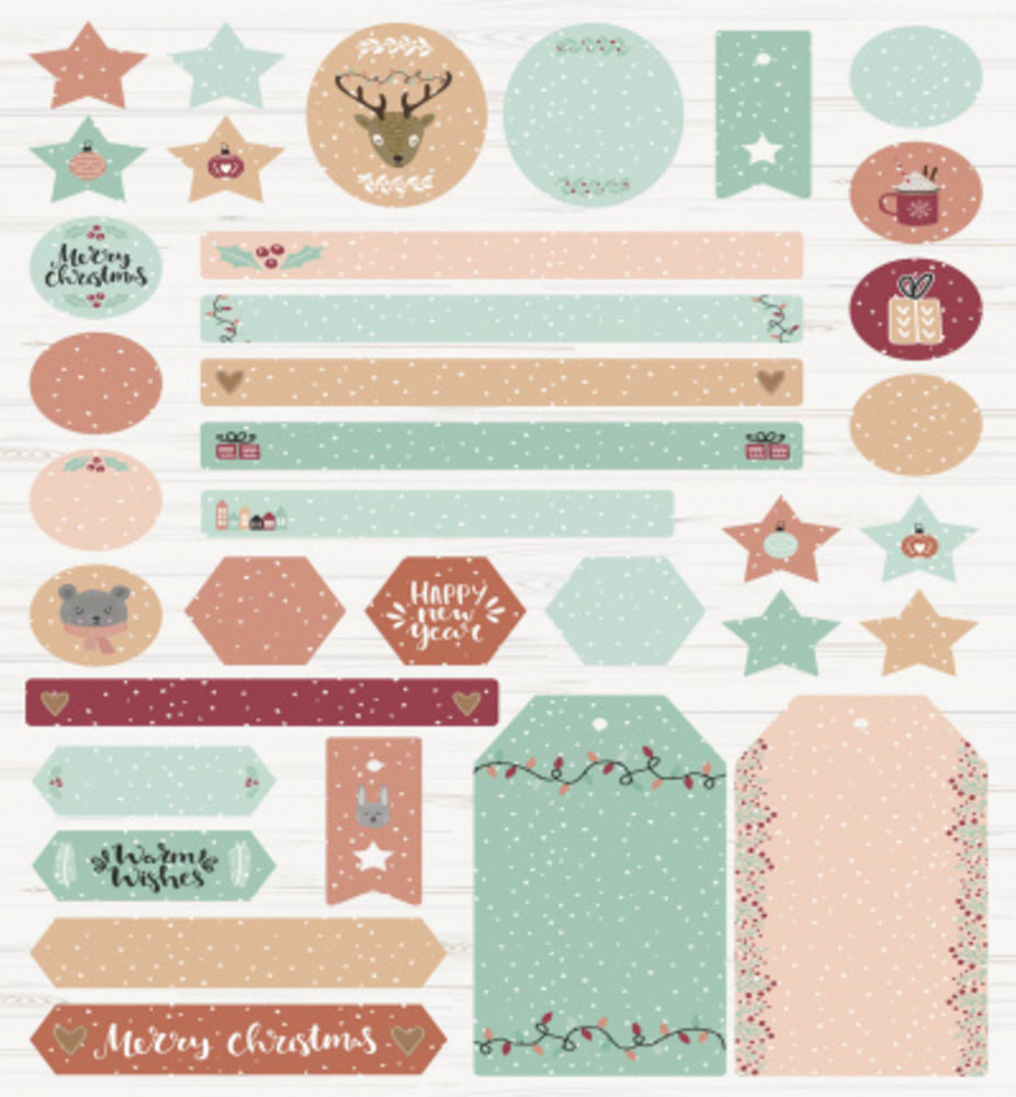 Studio Light Happy Christmas A4 DIY Block (SL-ES-DCB12)