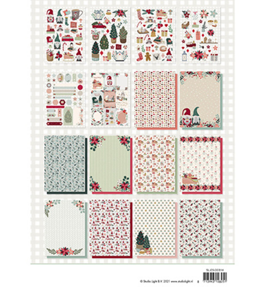 Studio Light Cozy Christmas A4 DIY Block (SL-ES-DCB14) Studio Light Cozy Christmas A4 DIY Block (SL-ES-DCB14)