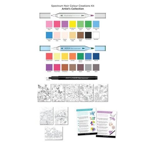 Spectrum Noir Artist Collection Colour Creations Kit (SN-CCRE-ARTC) Spectrum Noir Artist Collection Colour Creations Kit (SN-CCRE-ARTC)