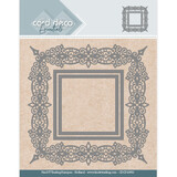 Card Deco Snijmal Swirls Square (CDCD10056)*