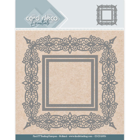 Card Deco Snijmal Swirls Square (CDCD10056) Card Deco Snijmal Swirls Square (CDCD10056)