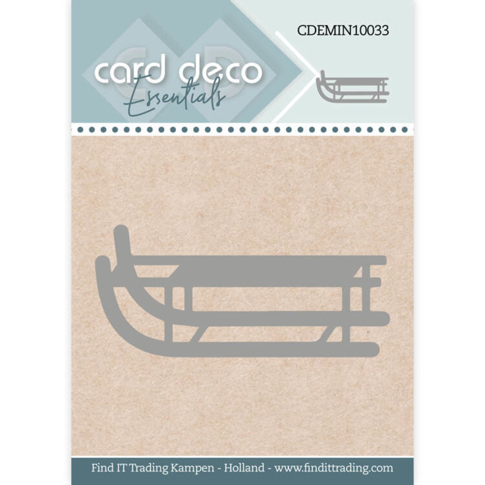 Card Deco Mini Snijmal Sledge (CDEMIN10033) Card Deco Mini Snijmal Sledge (CDEMIN10033)