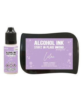 Couture Creations Stayz in Place Alcohol Ink Pearlescent Lilac Pad+Reinker (CO728184) Couture Creations Stayz in Place Alcohol Ink Pearlescent Lilac Pad+Reinker (CO728184)
