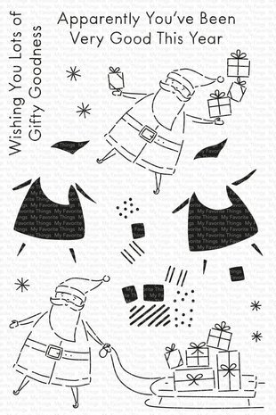 My Favorite Things Gifts from Santa Clear Stamps (CS-595) My Favorite Things Gifts from Santa Clear Stamps (CS-595)