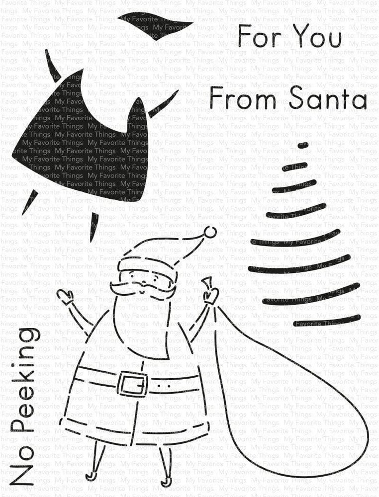 My Favorite Things For You From Santa Clear Stamps (CS-601)