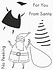 For You From Santa Clear Stamps (CS-601) For You From Santa Clear Stamps (CS-601)
