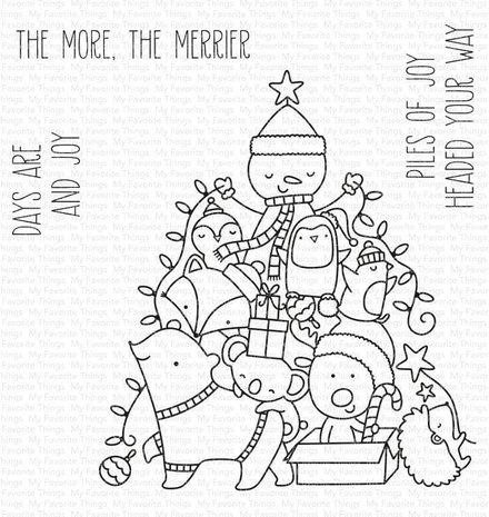 My Favorite Things Piles of Joy Clear Stamps (CS-610)