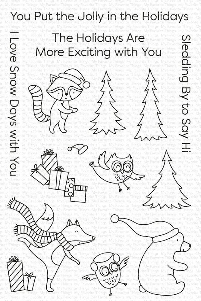 My Favorite Things Put the Jolly in the Holidays Clear Stamps (CS-612) My Favorite Things Put the Jolly in the Holidays Clear Stamps (CS-612)