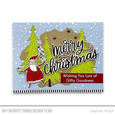 My Favorite Things Merry Christmas Clear Stamps (CS-614) My Favorite Things Merry Christmas Clear Stamps (CS-614)