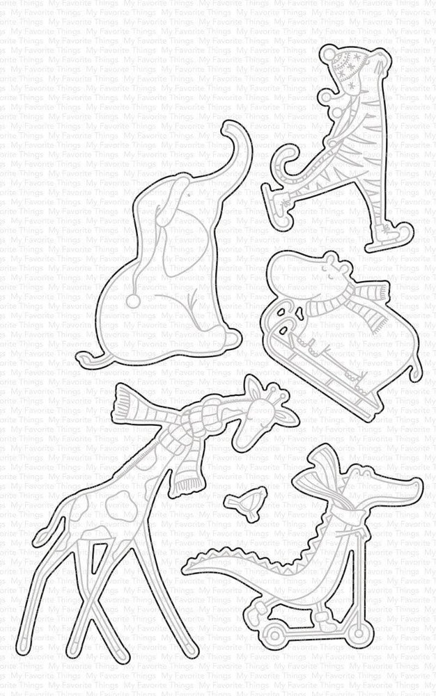 My Favorite Things Die-namics Christmas Safari (MFT-2083)