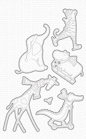 My Favorite Things Die-namics Christmas Safari (MFT-2083)