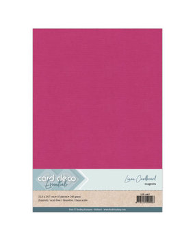 Card Deco Linen Cardstock Magenta 10 Vel A4 (LKK-A467) Card Deco Linen Cardstock Magenta 10 Vel A4 (LKK-A467)