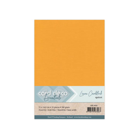Card Deco Linen Cardstock Apricot 10 Vel A5 (LKK-A565) Card Deco Linen Cardstock Apricot 10 Vel A5 (LKK-A565)