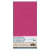 Card Deco Linen Cardstock Magenta 10 Vel Vierkant (LKK-4K67)