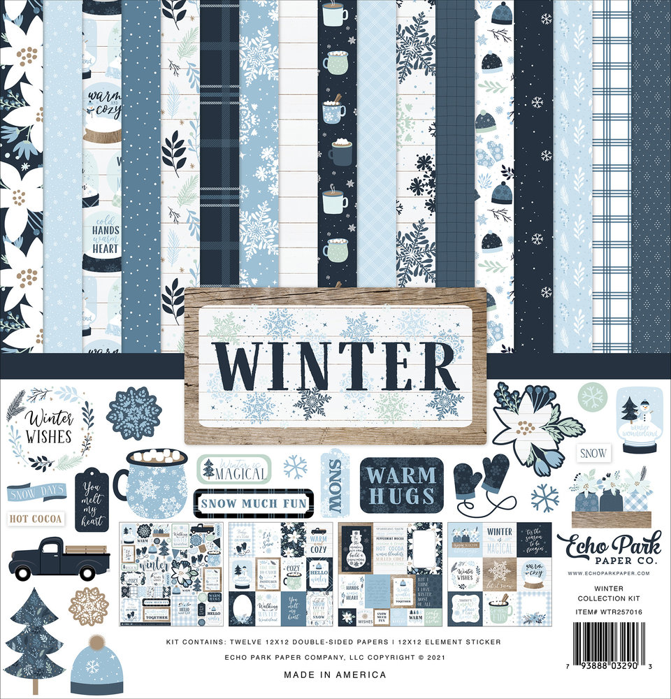 Echo Park Winter 12x12 Inch Collection Kit (WTR257016) Echo Park Winter 12x12 Inch Collection Kit (WTR257016)