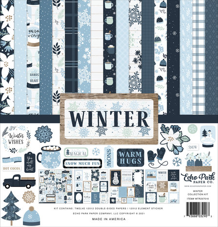 Echo Park Winter 12x12 Inch Collection Kit (WTR257016) Echo Park Winter 12x12 Inch Collection Kit (WTR257016)