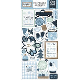 Echo Park Winter 6x13 Inch Chipboard Accents (WTR257021)