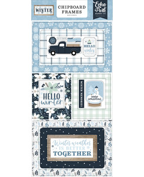 Echo Park Winter 6x13 Inch Chipboard Frames (WTR257065) Echo Park Winter 6x13 Inch Chipboard Frames (WTR257065)