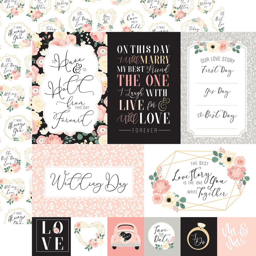 Echo Park Wedding 12x12 Inch Collection Kit (WED258016) Echo Park Wedding 12x12 Inch Collection Kit (WED258016)