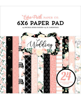 Echo Park Wedding 6x6 Inch Paper Pad (WED258023)