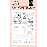 Echo Park Wedding Here's To Love Clear Stamps (WED258045)*