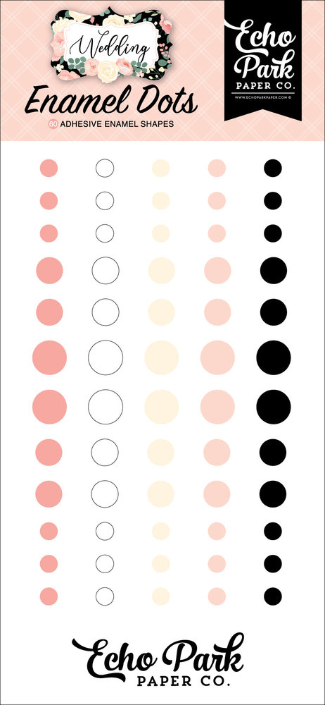 Echo Park Wedding Enamel Dots (WED258028)