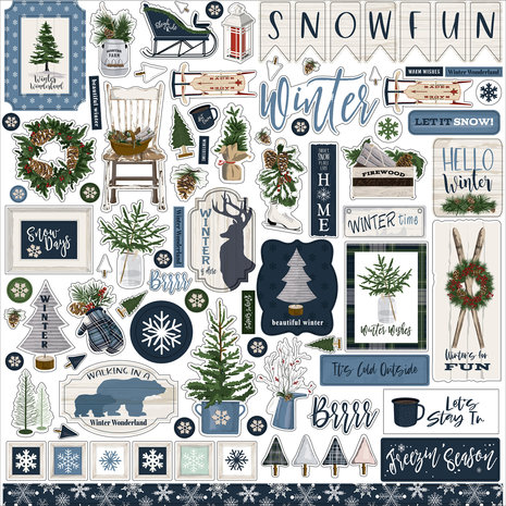 Carta Bella Welcome Winter Collection Kit (CBWW142016) Carta Bella Welcome Winter Collection Kit (CBWW142016)
