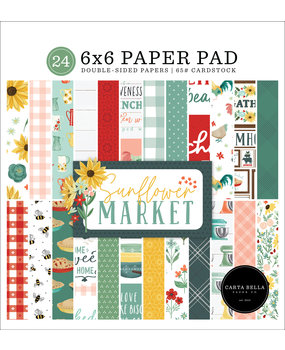 Carta Bella Sunflower Market 6x6 Inch Paper Pad (CBSUN144023)
