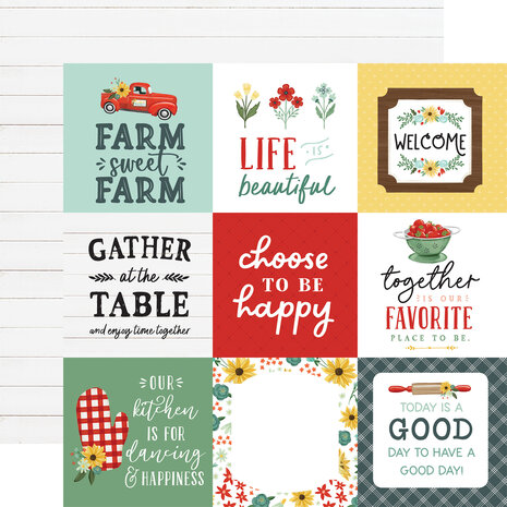 Carta Bella Sunflower Market 6x6 Inch Paper Pad (CBSUN144023)