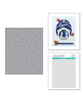 Spellbinders All the Stars Stencils (STN-006) Spellbinders All the Stars Stencils (STN-006)