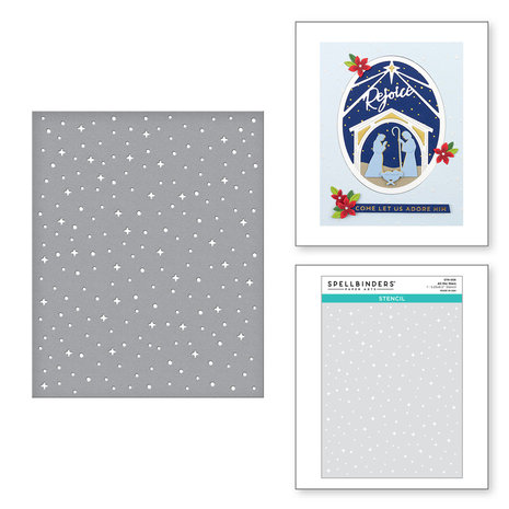 Spellbinders All the Stars Stencils (STN-006) Spellbinders All the Stars Stencils (STN-006)