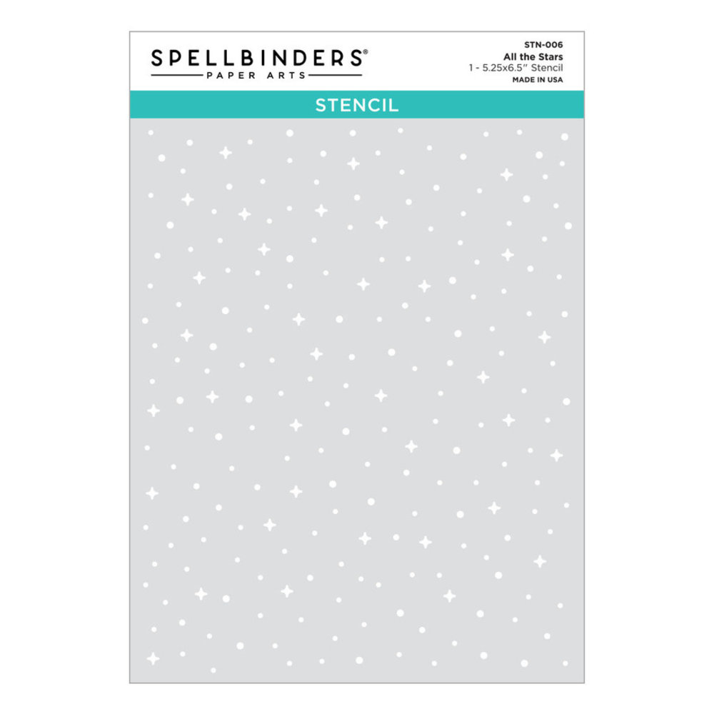 Spellbinders All the Stars Stencils (STN-006) Spellbinders All the Stars Stencils (STN-006)