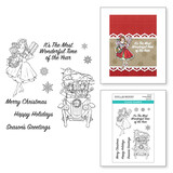 Spellbinders Vintage Holidays Clear Stamp (STP-049)