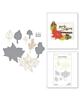 Spellbinders Holiday Florals Glimmer Hot Foil Plate & Die Set (GLP-289) Spellbinders Holiday Florals Glimmer Hot Foil Plate & Die Set (GLP-289)