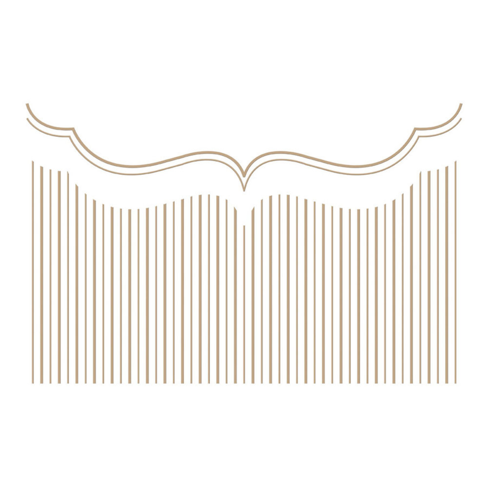 Spellbinders Pinstripe Bracket Card Builder Glimmer Hot Foil Plate (GLP-280) Spellbinders Pinstripe Bracket Card Builder Glimmer Hot Foil Plate (GLP-280)