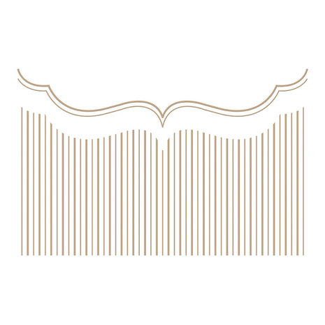 Spellbinders Pinstripe Bracket Card Builder Glimmer Hot Foil Plate (GLP-280) Spellbinders Pinstripe Bracket Card Builder Glimmer Hot Foil Plate (GLP-280)