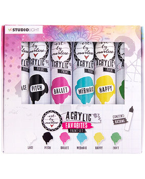 Studio Light Essentials Arcylic Paintset Favorites (ABM-ES-ACP101) Studio Light Essentials Arcylic Paintset Favorites (ABM-ES-ACP101)