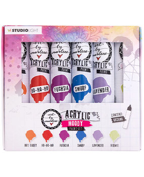 Studio Light Essentials Arcylic Paintset Moody (ABM-ES-ACP102) Studio Light Essentials Arcylic Paintset Moody (ABM-ES-ACP102)