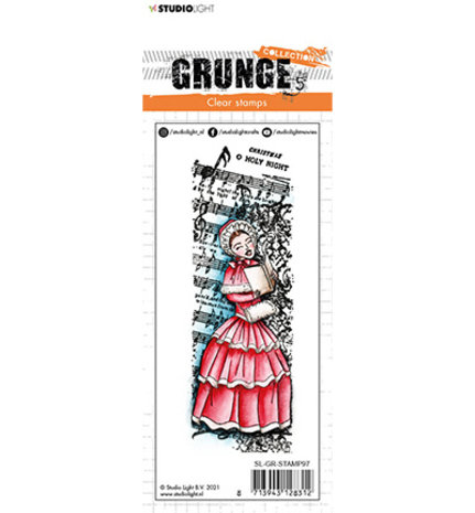 Studio Light Grunge Caroling Dickens Girl Clear Stamp (SL-GR-STAMP97) Studio Light Grunge Caroling Dickens Girl Clear Stamp (SL-GR-STAMP97)