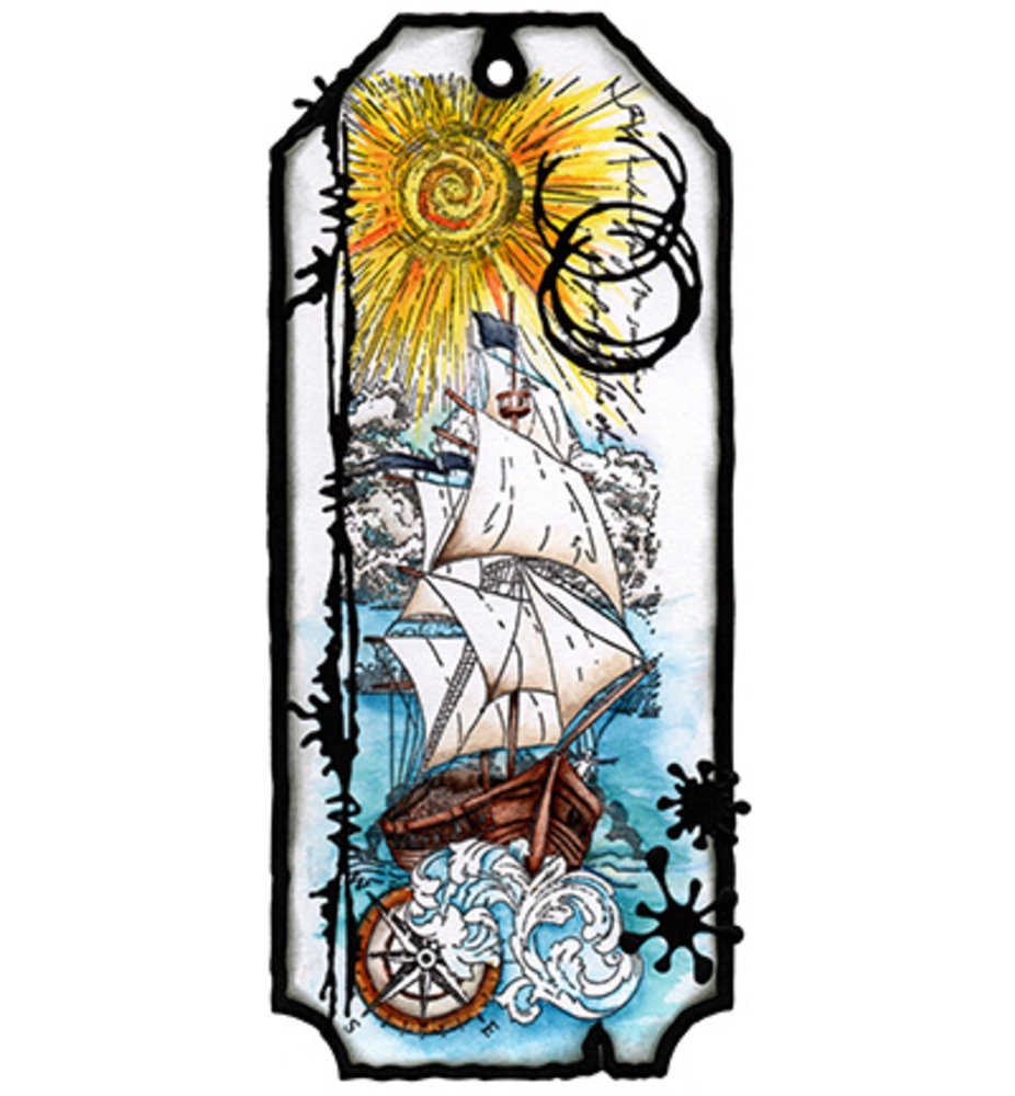 Studio Light Grunge Sailing in Sunlight Clear Stamp (SL-GR-STAMP104) Studio Light Grunge Sailing in Sunlight Clear Stamp (SL-GR-STAMP104)