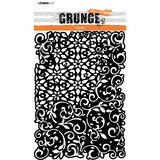 Studio Light Grunge Swirls A5 Masking Stencil (SL-GR-MASK51)